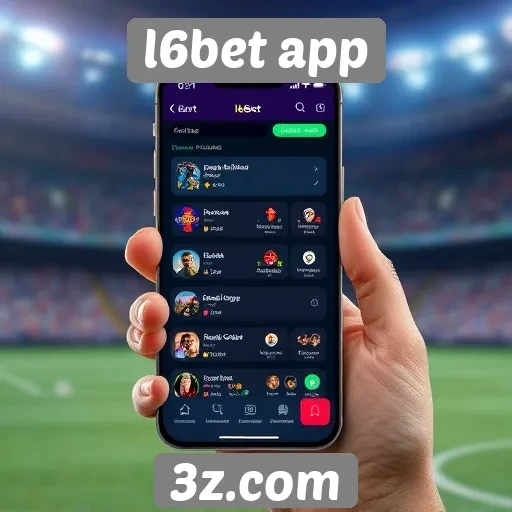 navegação intuitiva destaca experiência do usuário no l6bet app